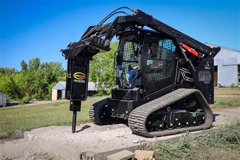 how to use breaker on skid steer|jackhammer attachment for skid steer.